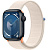 Купить Apple Watch Series 9 // 41мм GPS // Корпус из алюминия цвета "темная ночь", спортивный браслет цвета "сияющая звезда"