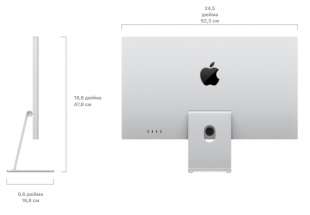 Монитор Studio Display с дисплеем Retina 5K, стандартное покрытие, с регулируемой по наклону подставкой