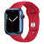 Купить Apple Watch Series 7 // 45мм GPS + Cellular // Корпус из алюминия синего цвета, спортивный ремешок цвета (PRODUCT)RED