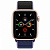 Купить Apple Watch Series 5 // 44мм GPS + Cellular // Корпус из алюминия золотого цвета, спортивный браслет тёмно-синего цвета