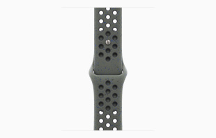 Apple Watch SE // 40мм GPS+Cellular // Корпус из алюминия цвета «сияющая звезда», спортивный ремешок Nike цвета «Карго хаки» (2024)