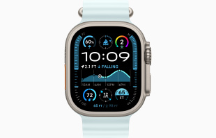 Apple Watch Ultra 2 (2024) // 49мм GPS + Cellular // Корпус из титана, ремешок Ocean Band цвета "ледяной синий"