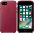 Кожаный чехол для iPhone 7/8, цвет «лесная ягода», оригинальный Apple, оригинальный Apple