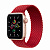 Купить Apple Watch SE // 40мм GPS + Cellular // Корпус из алюминия золотого цвета, плетёный монобраслет цвета PRODUCT(RED) (2020)