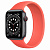 Купить Apple Watch Series 6 // 44мм GPS + Cellular // Корпус из алюминия цвета "серый космос", монобраслет цвета «Розовый цитрус»