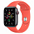 Купить Apple Watch SE // 44мм GPS + Cellular // Корпус из алюминия цвета «серый космос», спортивный ремешок цвета «Розовый цитрус» (2020)