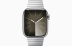 Apple Watch Series 9 // 45мм GPS+Cellular // Корпус из нержавеющей стали серебристого цвета, блочный браслет из нержавеющей стали серебристого цвета