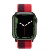 Apple Watch Series 7 // 45мм GPS // Корпус из алюминия зеленого цвета, спортивный браслет цвета (PRODUCT)RED
