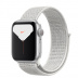 Apple Watch Series 5 // 40мм GPS + Cellular // Корпус из алюминия серебристого цвета, спортивный браслет Nike цвета «снежная вершина»
