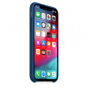 Силиконовый чехол для iPhone X / Xs, цвет «морской горизонт», оригинальный Apple