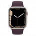 Apple Watch Series 7 // 41мм GPS // Корпус из алюминия цвета «сияющая звезда», спортивный ремешок цвета «тёмная вишня»