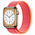 Купить Apple Watch Series 8 // 45мм GPS + Cellular // Корпус из нержавеющей стали золотого цвета, спортивный браслет цвета (PRODUCT)RED