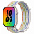 Купить Apple Watch Series 7 // 45мм GPS // Корпус из алюминия цвета «сияющая звезда», спортивный браслет Nike радужного цвета