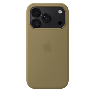 Силиконовый чехол Apple с MagSafe для iPhone 18 Pro (Olive)