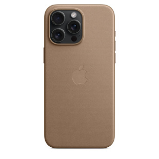 FineWoven чехол MagSafe для iPhone 15 Pro, серо-коричневый цвет
