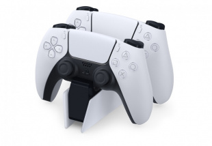 Зарядная станция DualSense для геймконтроллера к Sony Playstation 5 (White/Белый)