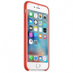 Силиконовый чехол для iPhone 6s – оранжевый