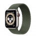 Apple Watch Series 6 // 44мм GPS + Cellular // Корпус из титана, плетёный монобраслет цвета «Зелёные холмы»