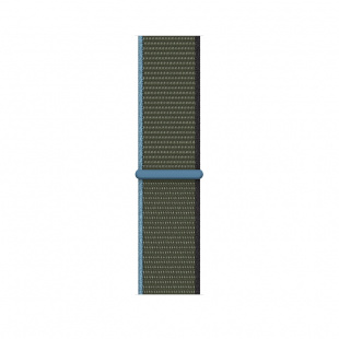Apple Watch Series 6 // 40мм GPS // Корпус из алюминия синего цвета, спортивный браслет цвета «Зелёные холмы»