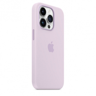 Силиконовый чехол MagSafe для iPhone 14 Pro, цвет Lilac/Сирень