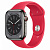 Купить Apple Watch Series 8 // 45мм GPS + Cellular // Корпус из нержавеющей стали графитового цвета, спортивный ремешок цвета (PRODUCT)RED