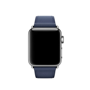 38/40мм Кожаный ремешок тёмно-﻿синего цвета с классической пряжкой для Apple Watch