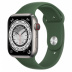 Apple Watch Series 7 // 45мм GPS + Cellular // Корпус из титана, спортивный ремешок цвета «зелёный клевер»