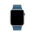 42/44мм L Кожаный ремешок цвета «Лазурная волна» с магнитной застежкой для Apple Watch
