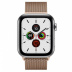 Apple Watch Series 5 // 44мм GPS + Cellular // Корпус из нержавеющей стали, миланский сетчатый браслет золотого цвета