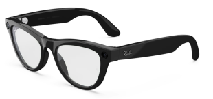 Умные очки Ray-Ban  Skyler (2-gen) (Черная глянцевая оправа, прозрачно-графитово-зеленые фотохромные линзы)