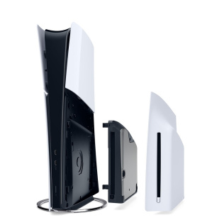 Sony Playstation 5 (Модельная группа - "Slim") - (2023) Digital Edition (White/Белый)