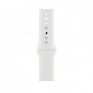 Apple Watch Series 6 // 40мм GPS + Cellular // Корпус из титана, спортивный ремешок белого цвета