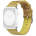 45мм Ремешок Hermès Single (Simple) Tour Jumping цвета Kraft/Lime для Apple Watch