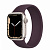 Купить Apple Watch Series 7 // 41мм GPS // Корпус из алюминия цвета «сияющая звезда», монобраслет цвета «тёмная вишня»