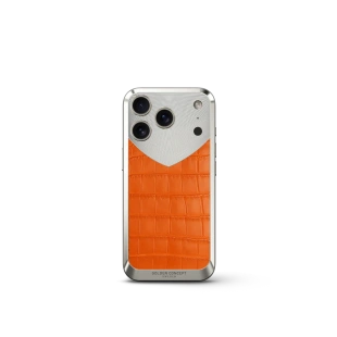 Чехол Golden Concept для iPhone 17 Pro Max, Magnetic Shield, Alligator Edition - Matte Orange  Чехол Golden Concept для iPhone 17 Pro Max, Magnetic Shield, Alligator Edition - Matte Orange