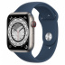 Apple Watch Series 7 // 45мм GPS + Cellular // Корпус из титана, спортивный ремешок цвета «синий омут»