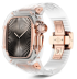 Корпус Golden Concept для Apple Watch, 46 мм, Racing Sport Edition Transparent, Crystal Rose