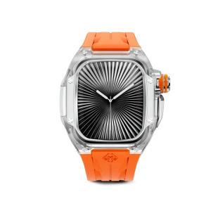 Корпус Golden Concept для Apple Watch, 46 мм, Racing Sport Edition Transparent, Sunset Orange