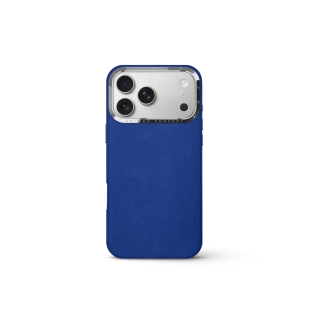 Чехол Golden Concept для iPhone 17 Pro, Alcantara Leather, Midnight Blue