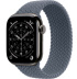Apple Watch Series 11 // 46мм GPS+Cellular // Корпус из титана сланцевого цвета, плетеный монобраслет цвета "якорный синий"