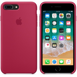 Силиконовый чехол для iPhone 7+ (Plus)/8+ (Plus), цвет «красная роза», оригинальный Apple