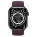 Apple Watch Series 7 // 41мм GPS + Cellular // Корпус из титана цвета «черный космос», монобраслет цвета «тёмная вишня»