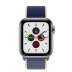 Apple Watch Series 5 // 40мм GPS + Cellular // Корпус из нержавеющей стали, спортивный браслет цвета «морской лёд»
