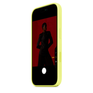 Силиконовый чехол MagSafe для iPhone 17 Pro (Neon Yellow)