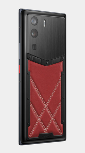 Телефон Vertu METAVERTU 5G Web3, Stitching Calf Leather, Race Track Design (Retro Red/Ретро красный)