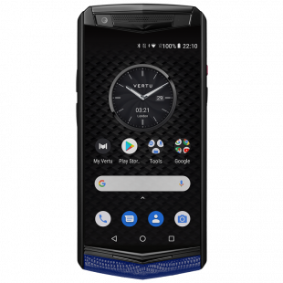 Vertu Aster P Gothic Titanium Dazzling Blue Lizard