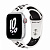 Купить Apple Watch Series 8 // 41мм GPS + Cellular // Корпус из алюминия серебристого цвета, спортивный ремешок Nike цвета "чистая платина/чёрный"