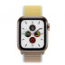 Apple Watch Series 5 // 40мм GPS + Cellular // Корпус из нержавеющей стали золотого цвета, спортивный браслет цвета «верблюжья шерсть»
