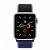 Купить Apple Watch Series 5 // 40мм GPS + Cellular // Корпус из алюминия серебристого цвета, спортивный браслет тёмно-синего цвета