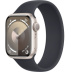 Apple Watch Series 9 // 41мм GPS // Корпус из алюминия цвета "сияющая звезда", монобраслет цвета "темная ночь"